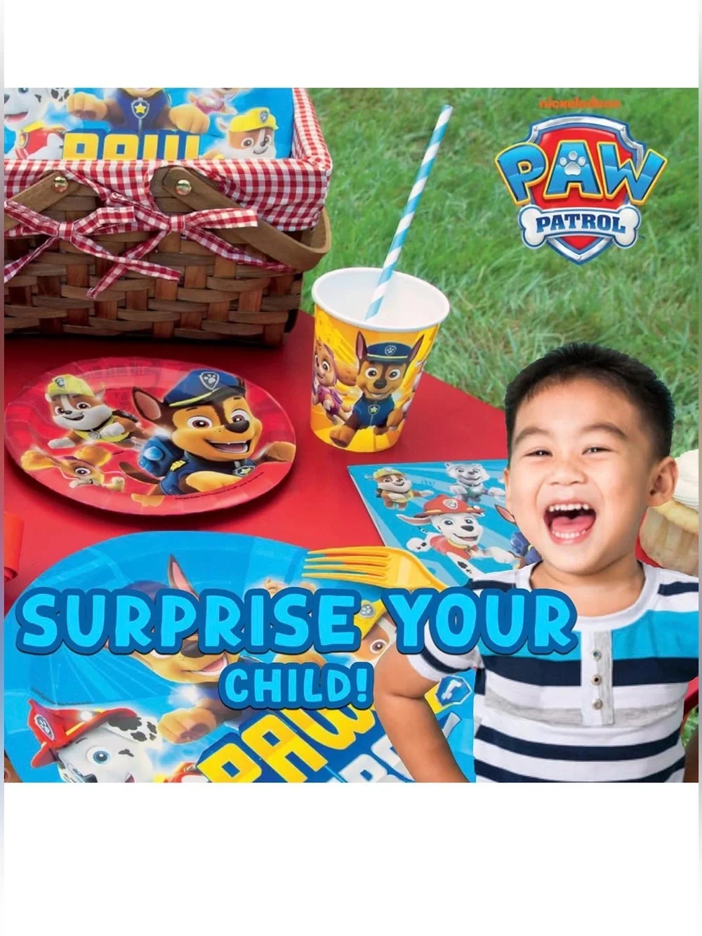 Paw Patrol Party Favor Bags & Sticker Set - Red, Yellow, Blue, Pink 52pcs NEW